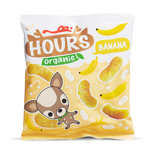 【Happy Hours】皮皮奧斯_有機泡芙條-香蕉10g  |寶寶食品|餅乾｜米餅｜糖果
