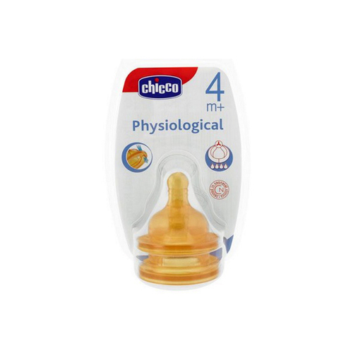 Chicco舒適哺乳-乳膠奶嘴(Y單孔)2入  |寶寶哺育|奶瓶｜奶嘴｜配件