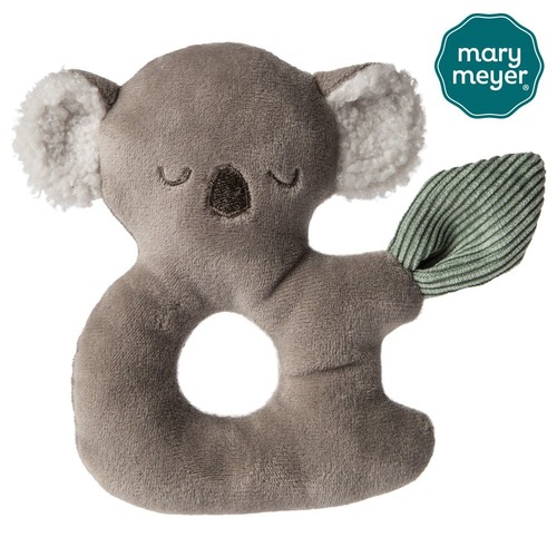 美國Mary Meyer 柔軟手搖鈴-趴趴無尾熊  |嬰幼玩具|嬰幼兒成長玩具