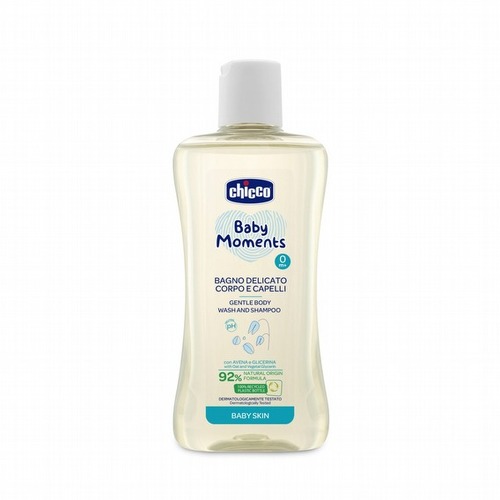 Chicco 寶貝嬰兒植萃洗髮/沐浴露(初生寶寶專用)200ml  |全新商品