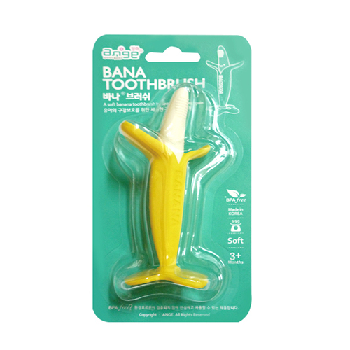 ANGE香蕉 ST固齒器乳牙刷-小  |嬰幼玩具|固齒器｜手搖鈴｜安撫巾