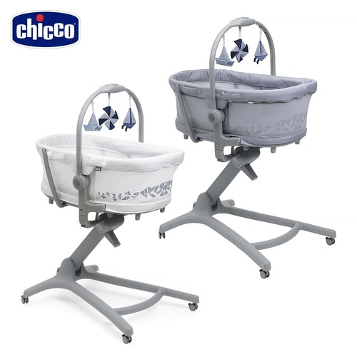 【送專用透氣床墊+蚊帳】Chicco Baby Hug Pro 餐椅嬰兒安撫床｜搖籃床｜安撫搖床  |CHICCO專區