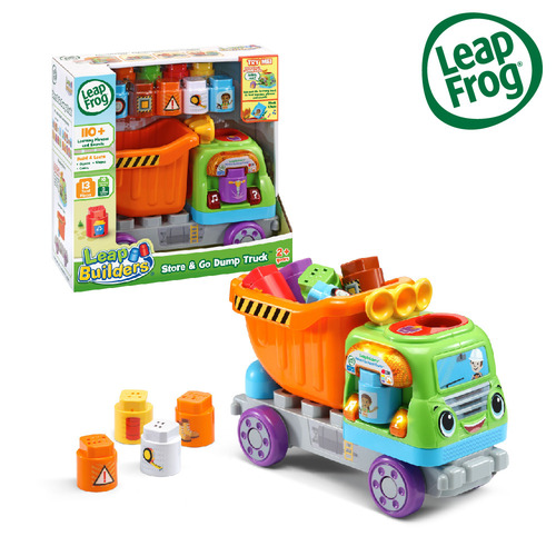LeapFrog跳跳蛙全英玩具-小小建築師-砂石車組示意圖