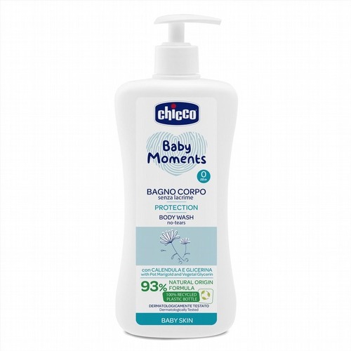 Chicco 寶貝嬰兒植萃泡泡浴露750ml-溫和不流淚配方  |清潔護膚|沐浴乳｜洗髪乳｜香皂