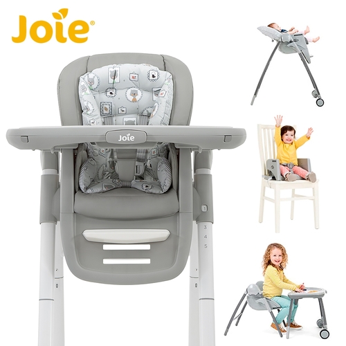 奇哥Joie Multiply 6in1成長型多用途餐椅-動物灰  |寶寶哺育|餐椅｜餐搖椅｜學習椅