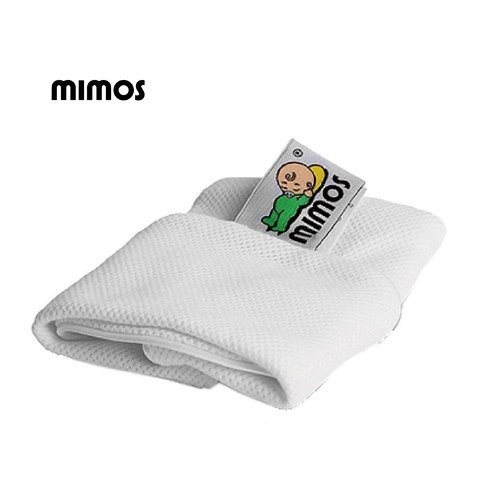 MIMOS 3D超透氣自然頭型嬰兒枕白色 【枕套】S/M產品圖