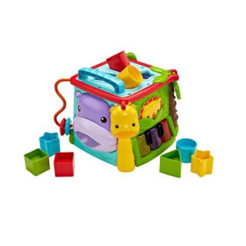 費雪牌 Fisher-Price 可愛動物積木盒  |嬰幼玩具|嬰幼兒成長玩具