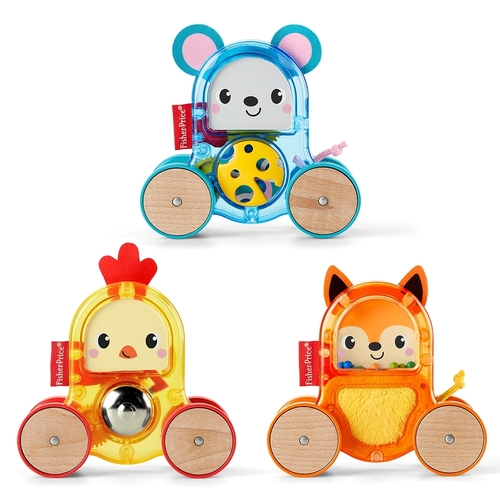 【新品】費雪牌 Fisher-Price 可愛動物拉拉樂 (3款選擇)產品圖