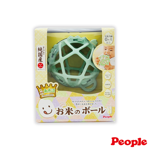 日本 People 彩色米的洞洞球玩具(柔軟)