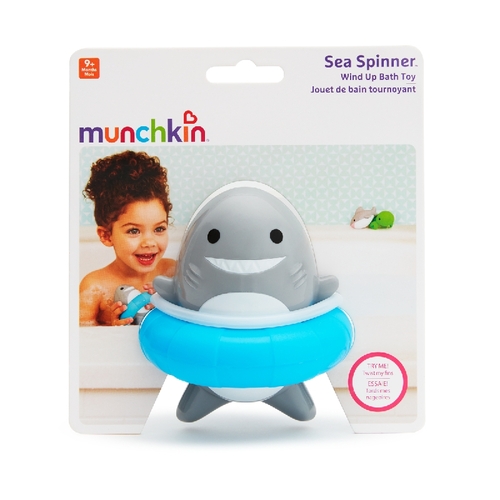 美國 Munchkin 鯊魚轉轉樂洗澡玩具  |嬰幼玩具|戲水玩具｜泳圈｜泳池