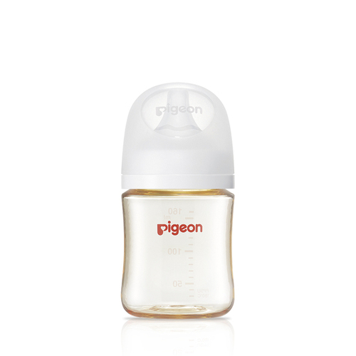 Pigeon貝親 第三代母乳實感PPSU奶瓶160ml純淨白  |全新商品