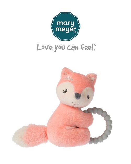 MaryMeyer甜心狐狸-柔軟手搖鈴  |嬰幼玩具|嬰幼兒成長玩具