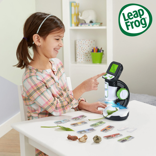 LeapFrog跳跳蛙全英玩具-探索驚奇™顯微鏡  |嬰幼玩具|嬰幼兒成長玩具