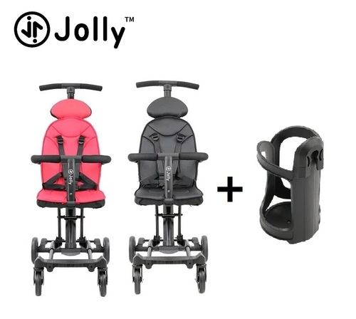 英國 JOLLY 輕便摺疊手推車-尊爵版2.0含杯架(2色可選)  |外出用品|嬰幼兒手推車