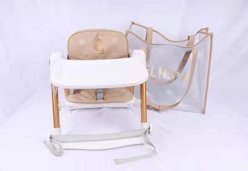 12月到貨【聖誕限定-白金】英國 Apramo Flippa 可攜式兩用兒童餐椅(贈提袋+椅墊)  |全新商品
