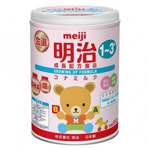 MEIJI 金選明治成長奶粉3號850g-箱購(8罐)示意圖