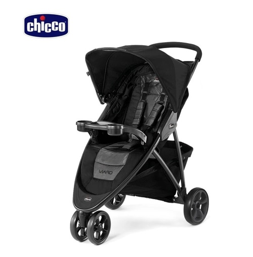 Chicco-Viaro運動版三輪推車限定版-巔峰黑  |外出用品|嬰幼兒手推車