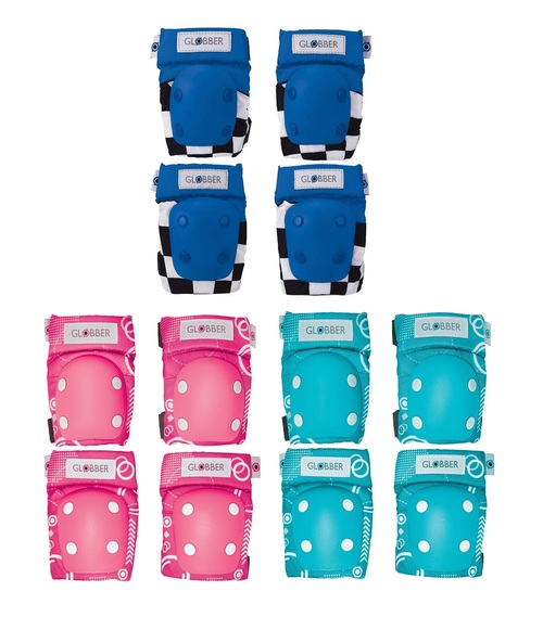 法國 GLOBBER 哥輪步 EVO 兒童護具組(護肘+護膝)4件組  |嬰幼玩具|滑板車｜腳踏車｜防撞防摔配件